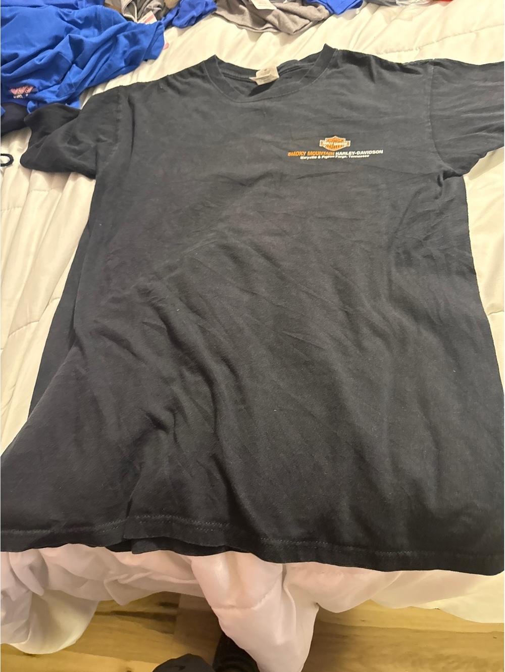 Smoky Mountain Harley-Davidson Black Graphic T-Shirt Medium
